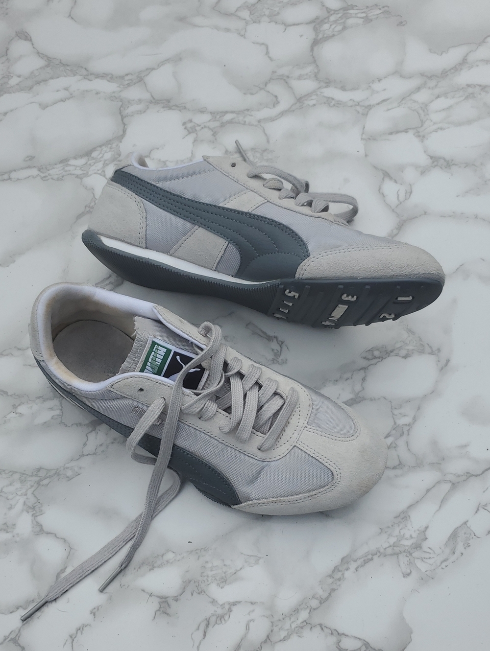 Puma Speedcat OG Sneakers Nuance Gray Low Profile - Women's Size 5